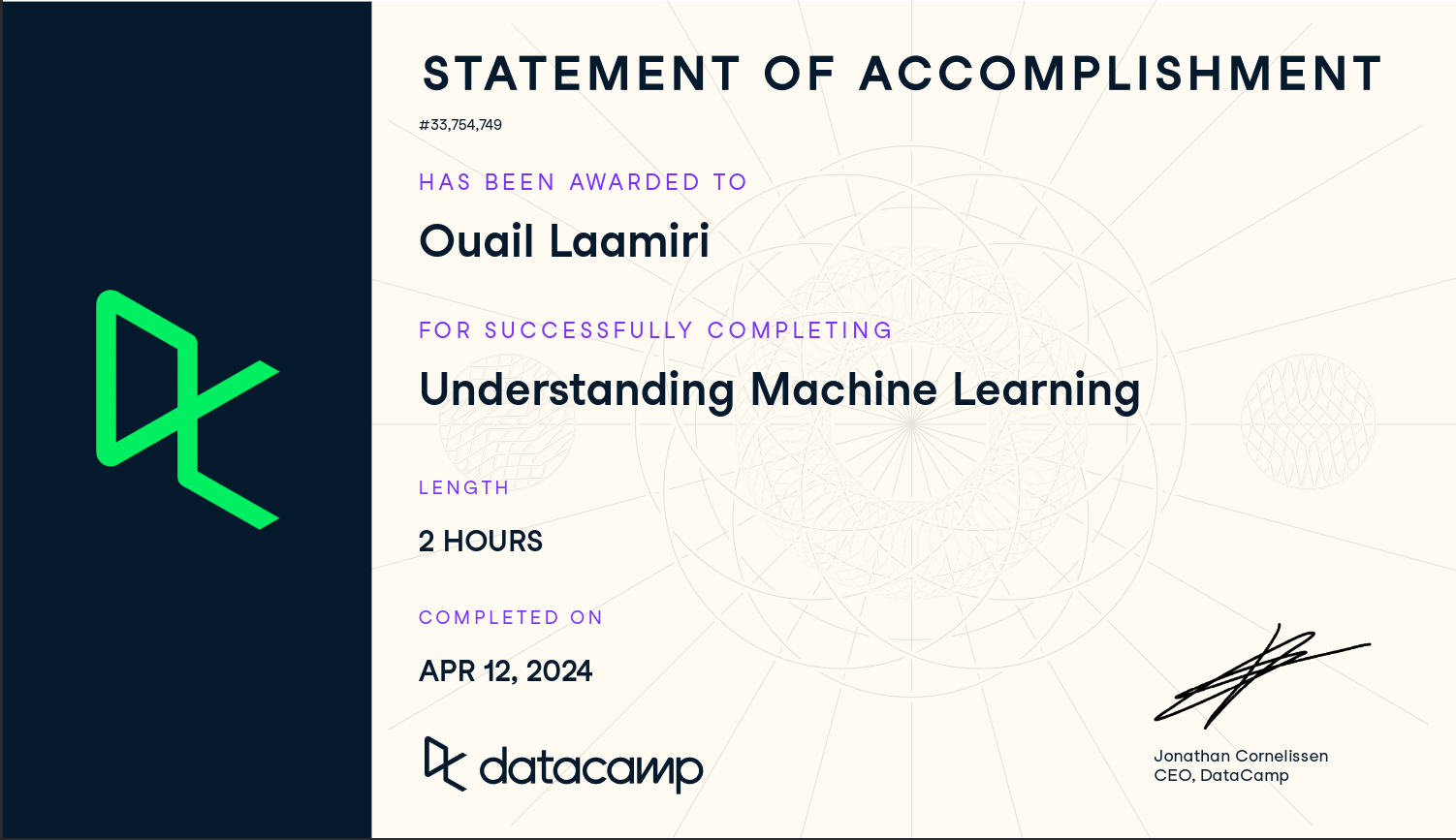 Understanding Machine Learning